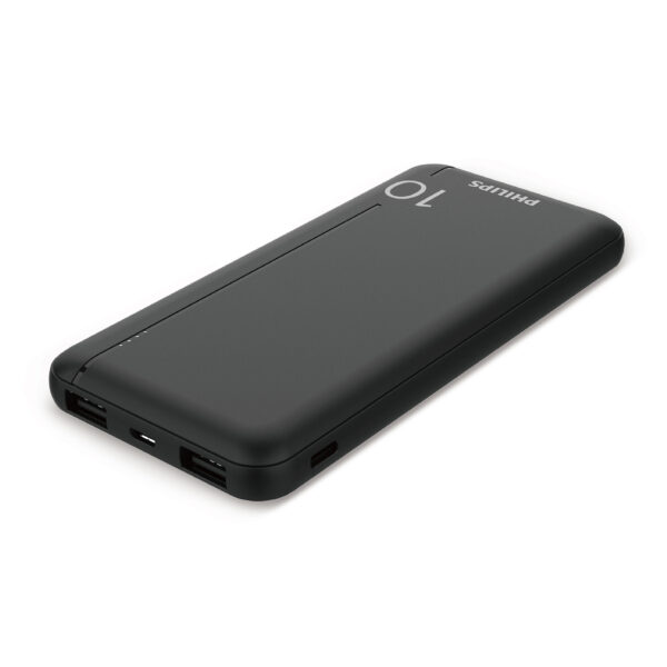 پاور بانک ۱۰۰۰۰ میلی آمپر فیلیپس فیلیپس مدل DLP1812PB - تصویر 2